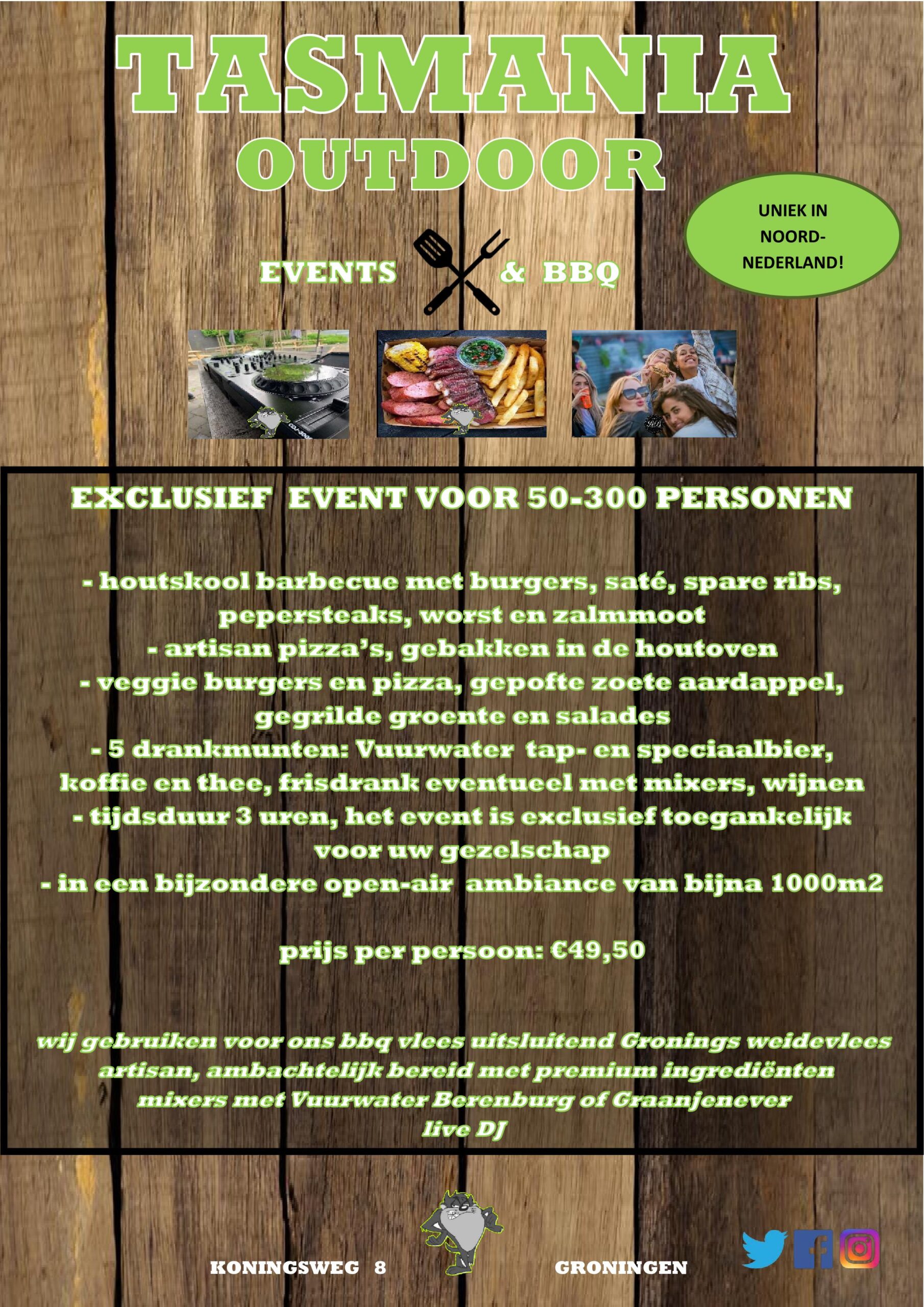 Tasmania outdoor Bedrijfs event 2022